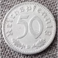 50 рейхспфеннигов 1940 D