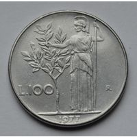 Италия, 100 лир 1977 г.
