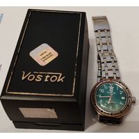 Часы "Восток" "Командирские", амфибия, с упаковкой, б/у, в рабочем состоянии