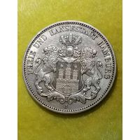3 марки 1910 год Гамбург Германская империя