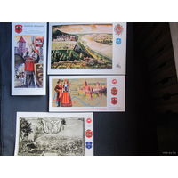 4 рэпрадукцыі карцін Міколы Купавы (спіс у дадатку)