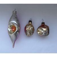 Елочные игрушки прожектор орех СССР цена за все К.23