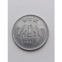 Индия. 1 рупия 1993 года. (4)