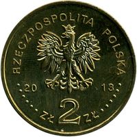 Польша 2 злотых, 2013 Польские суда - Ракетный катер Гдыня UNC