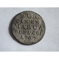 2 гроша 1767 FS