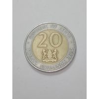 Кения 20 шиллингов 2005 года .