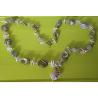 Бусы из ракушек , тяжёлые