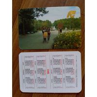 Карманный календарик. Страхование.1991 год