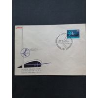 Польша 1959 КПД с маркой "30 лет польской авиакомпании LOT" (спецгашение) Mi.1115 каталог 0.70 евро