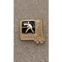 Значок знак Олимпийские Игры 1980 Бокс,200 лотов с 1 рубля!!!