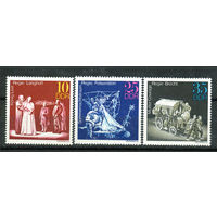 ГДР - 1973г. - Известные сцены из театральных постановок - 3 марки - полная серия, MNH [Mi 1850-1852]. #O-Se-Z-1-34