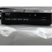 Приемник ТВ BBK SMP011HDT2, антенна, кабель.