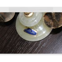 Металлические весы, основание из оникса, Германия.