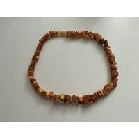 Бусы янтарь