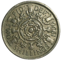 Великобритания 2 шиллинга (флорин), 1956