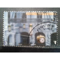 Босния и Герцеговина, 2003. Главпочтамт Сарвево (1913 г.). Марка из блока. Mi-3.6 евро гаш.
