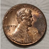 США 1 цент, 1987 Цент Линкольна Без отметки монетного двора *14-1-23)