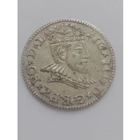 3 гроша 1591 г. Сигизмунд III (шикарный).