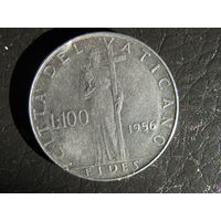 Ватикан. 100 лир.1956. С 20 копеек. Распродажа коллекции. Смотрите другие лоты.