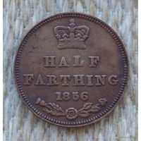 Великобритании 1/2 фартинга 1856 года. Виктория. Корона. Предложи свою цену или обмен!