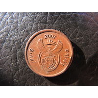 ЮАР.5 центов.2007. С 20 копеек. Распродажа коллекции. Смотрите другие лоты.