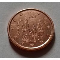 1 евроцент, Испания 2011 г.