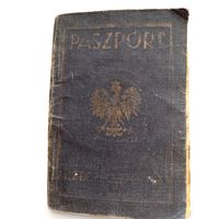 Польский паспорт 30 -х годов.