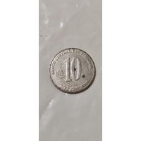 Эквадор 10 сентавос 2000