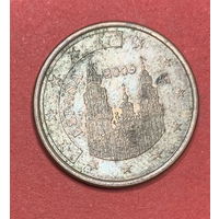 Испания, 5 евроцентов 2009г.