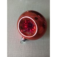 Ёлочная игрушка "ФОНАРИК", стекло, подвес (СССР).