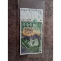 1000 песет Испании