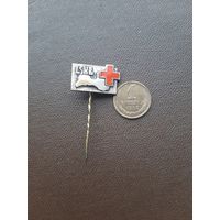 Значок тяжелый Красный крест