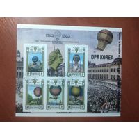 Корея 1983 ВОЗДУШНЫЕ ШАРЫ лист без перфорации