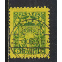 Латвия Респ 1927 Герб Стандарт Латы #118y