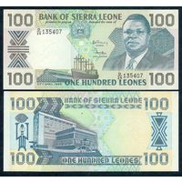 Сьерра Леоне 100 леоне 1989 год, UNC-
