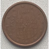 Испания 1 евроцент 2011 г.