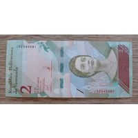 Werty71 Венесуэла 2 боливара 2018 UNC банкнота