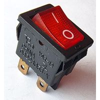 Клавишный переключатель 16А - 250В, 4 ноги. Кнопка качелька. Выключатель YSR-12