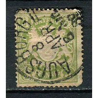Королевство Бавария в составе Германской империи - 1888/1900 - Герб 3Pf - [Mi.54] - 1 марка. Гашеная.  (Лот 19HF)-T41P9