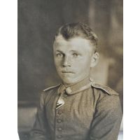 Фото ПМВ  Унтер-офицер 15  полка -награждён железным и баварским крестами.Оригинал!