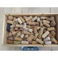 Пробка от вина/шампанского 0,8 кг в винном ящике