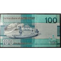 Гамбия 100 даласи 2023 год UNC (Коронованный журавль)