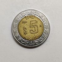 Мексика 5 песо 2013 г.