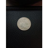 2 злотых 1932. Серебро 0,750. С клеймом,с рубля,без мц!