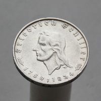 Германия 2 марки 1934 F 175 лет со дня рождения Фридриха Шиллера