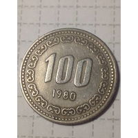 100 вон Южная Корея 1980 год