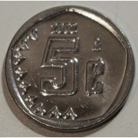 Мексика 5 сентаво 2002 год "М"