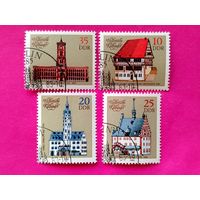 ГДР. Архитектура. ( 4 марки ) 1983 года. 9-6.