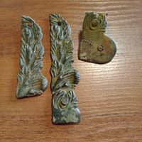 Винтажные накладки декоративные старинные мебельные 3 штуки