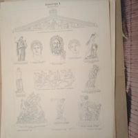 СКУЛЬПТУРА 2. Энциклопедическая гравюра конец 19в.   Спб. 32х24см.